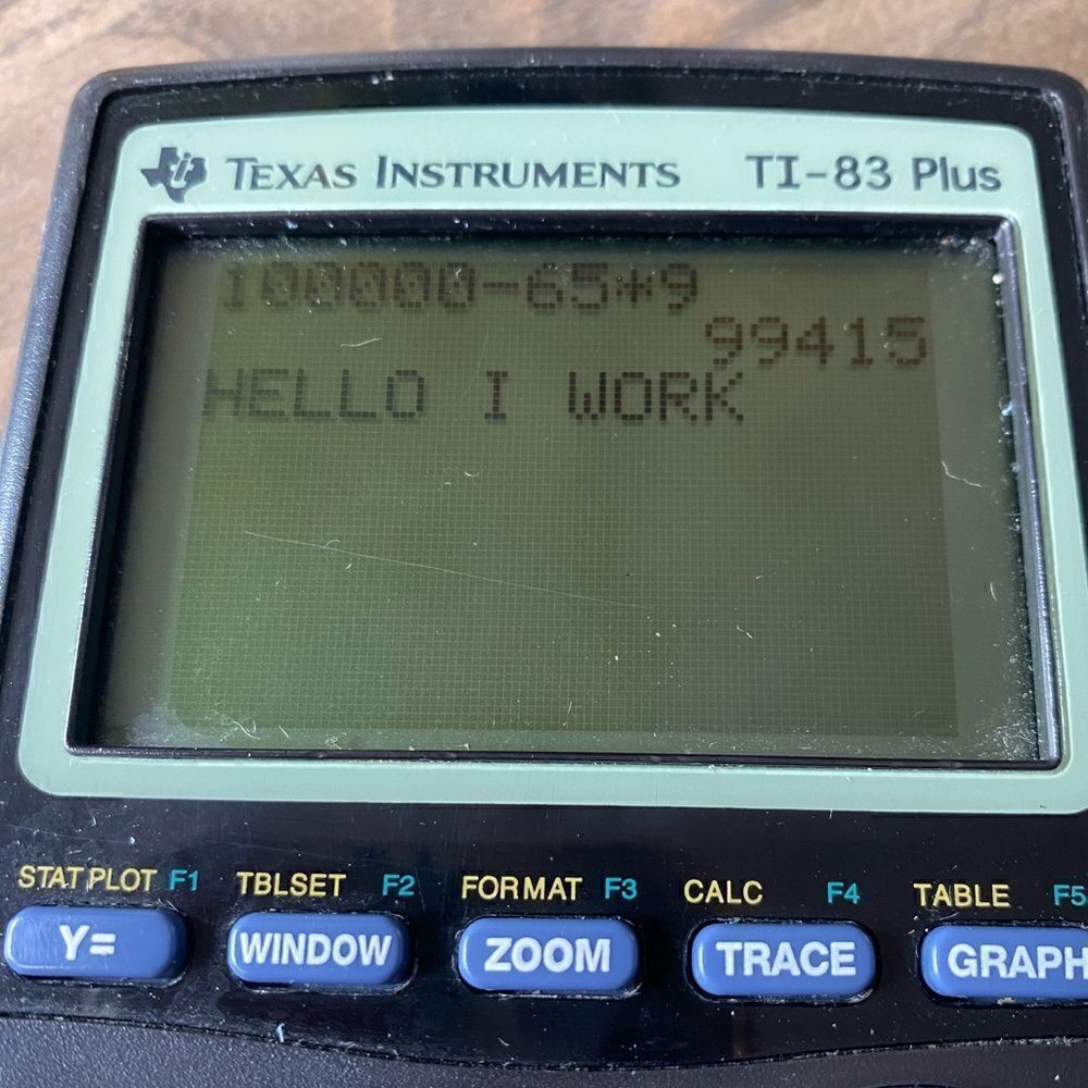Texas Instruments TI-83 Plus Graphing Calculator Works - Picture 4 of 11